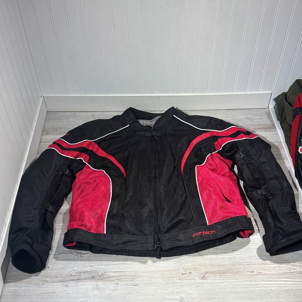 Cortech LRX Air 2 Women's Sz Plus MD/18 Textile Mesh Jacket With Pads Vest Liner